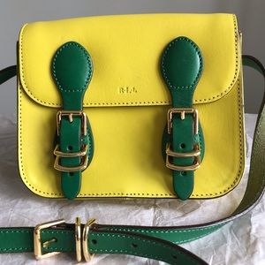 Ralph Lauren - yellow crossbody - good condition